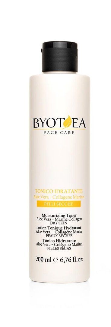 Tonic Hidratant Cu Aloe Vera Si Colagen Marin - Dry Skin - Moisturizing Toner 200ml - BYOTEA