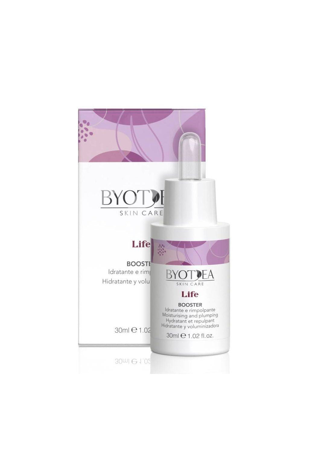Tratament Hidratant pentru Fata - Life Booster Moisturising and Plumping 30ml - Byotea - HNIcosmetice.ro