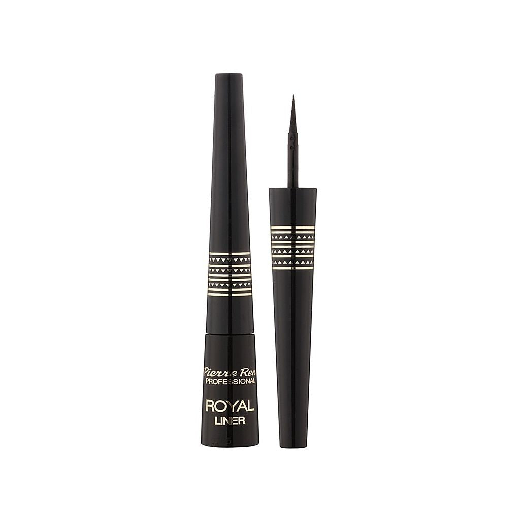 Tus De Ochi Satinat Negru - Royal Liner Black - PIERRE RENE