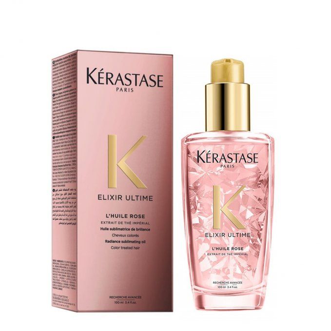 Ulei Hidratant pentru Par Vopsit - Elixir Ultime L'huile Rose 100ml - Kerastase