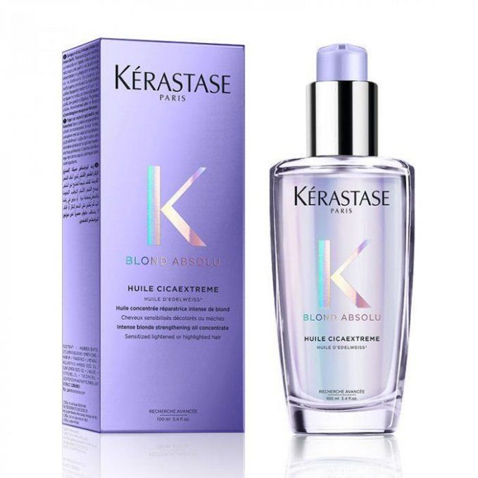 Ulei pentru Par Blond sau Decolorat - Blond Absolu Huile Cicaextreme 100ml - Kerastase - HNIcosmetice.ro