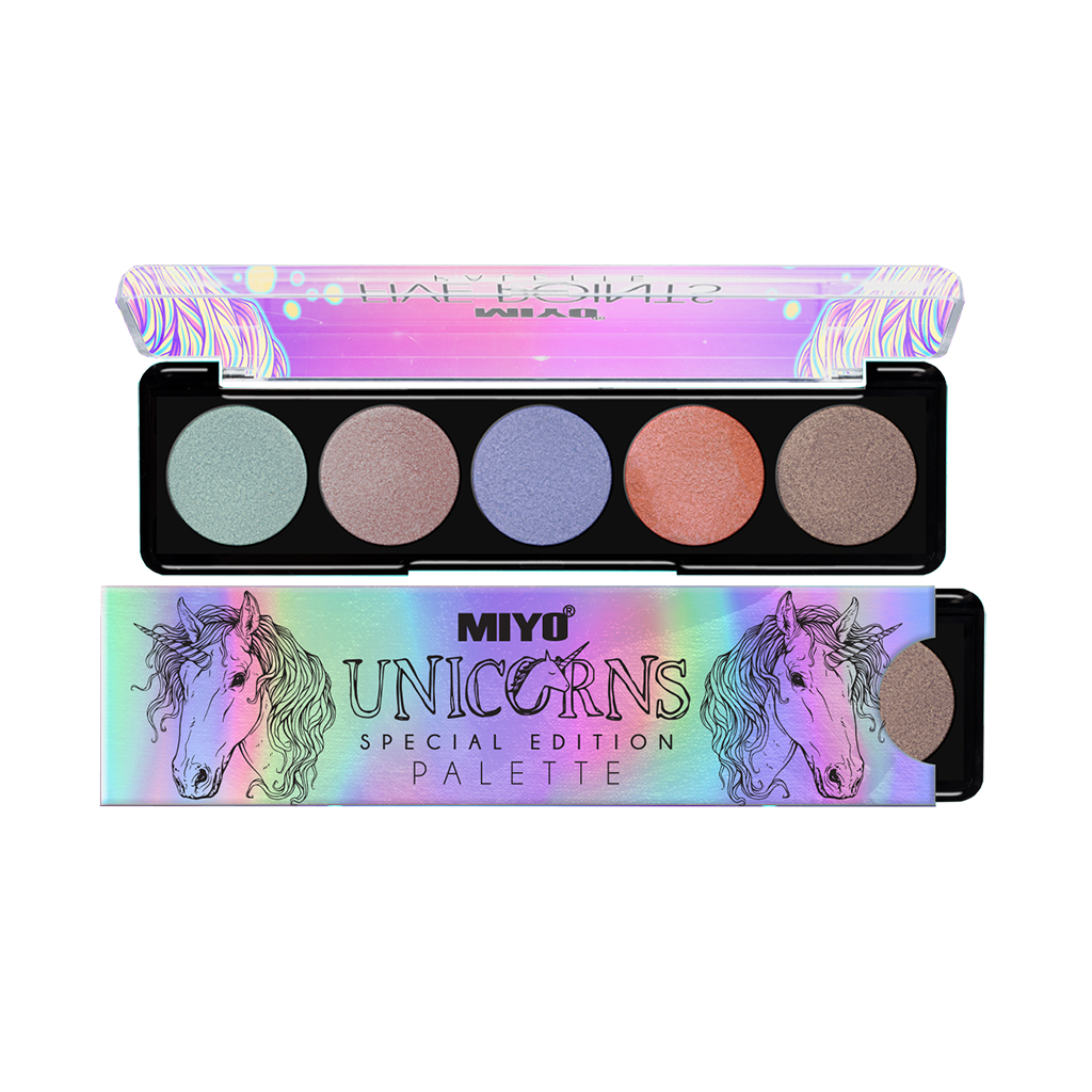 Unicorn Paleta Fard Pleoape Five Points Nr.12 - MIYO - HNIcosmetice.ro