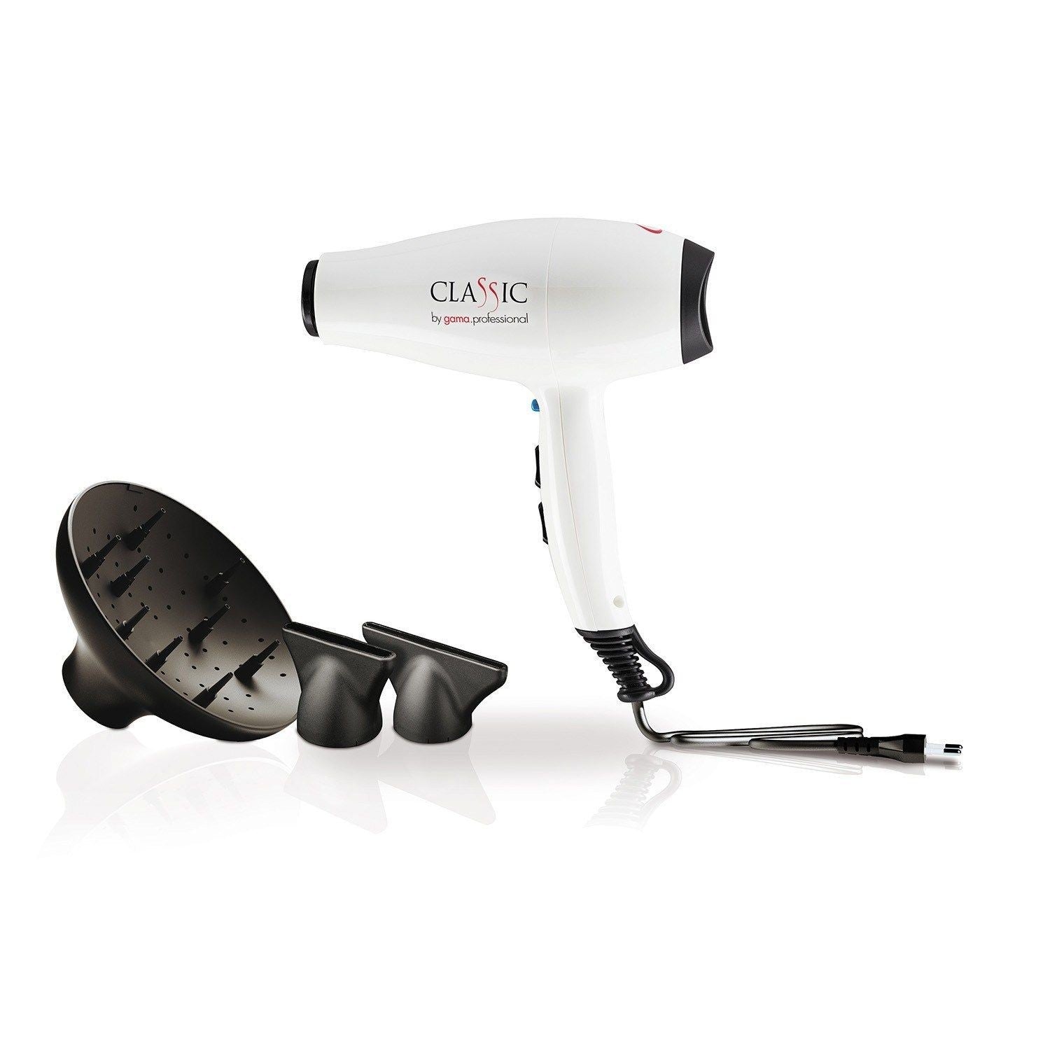 Uscator de Par - Classic Professional White 2.200W - Ga.ma - HNIcosmetice.ro