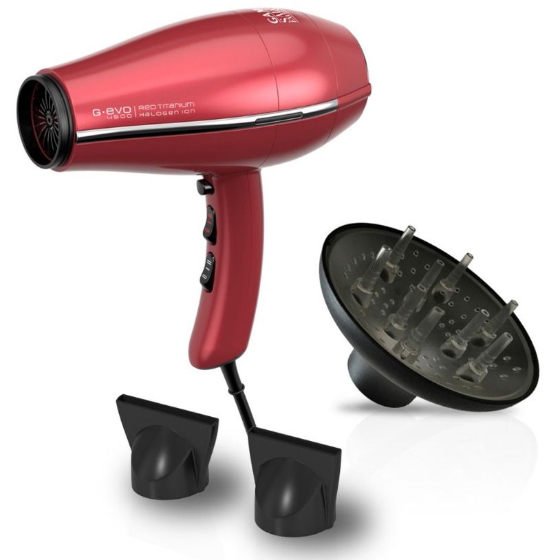 Uscator de Par - G-Evo 3800 Red Titanium Halogen Ion 2300W - Ga.ma