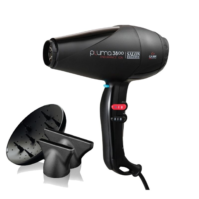 Uscator de Par - Pluma 3800 Compact - Enducance Ion 2.400W - Ga.ma - HNIcosmetice.ro