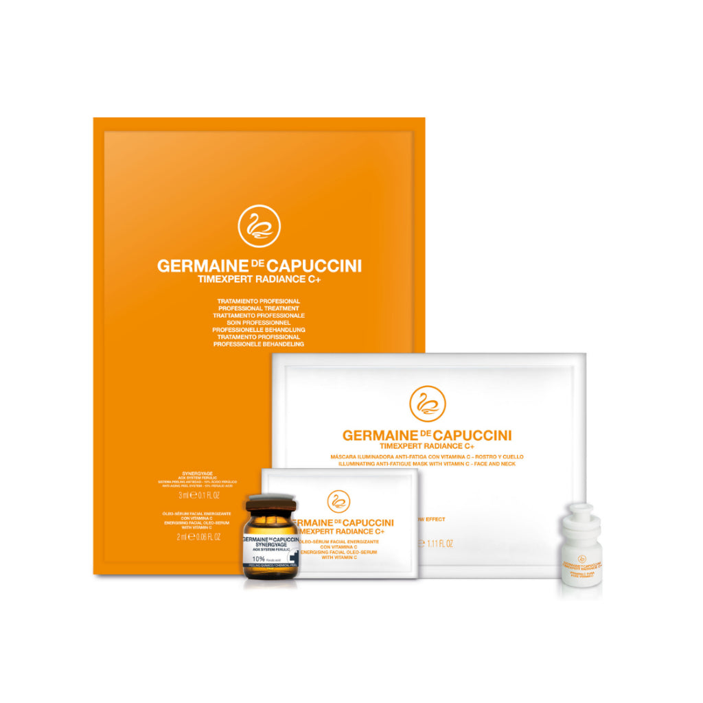 Kit 1 Tratament Anti-Oboseala cu Vitamina C - Timpexpert Radiance C+ Anti-Fatigue Treatment with Vitamin C Monodoza - PRO Germaine de Capuccini