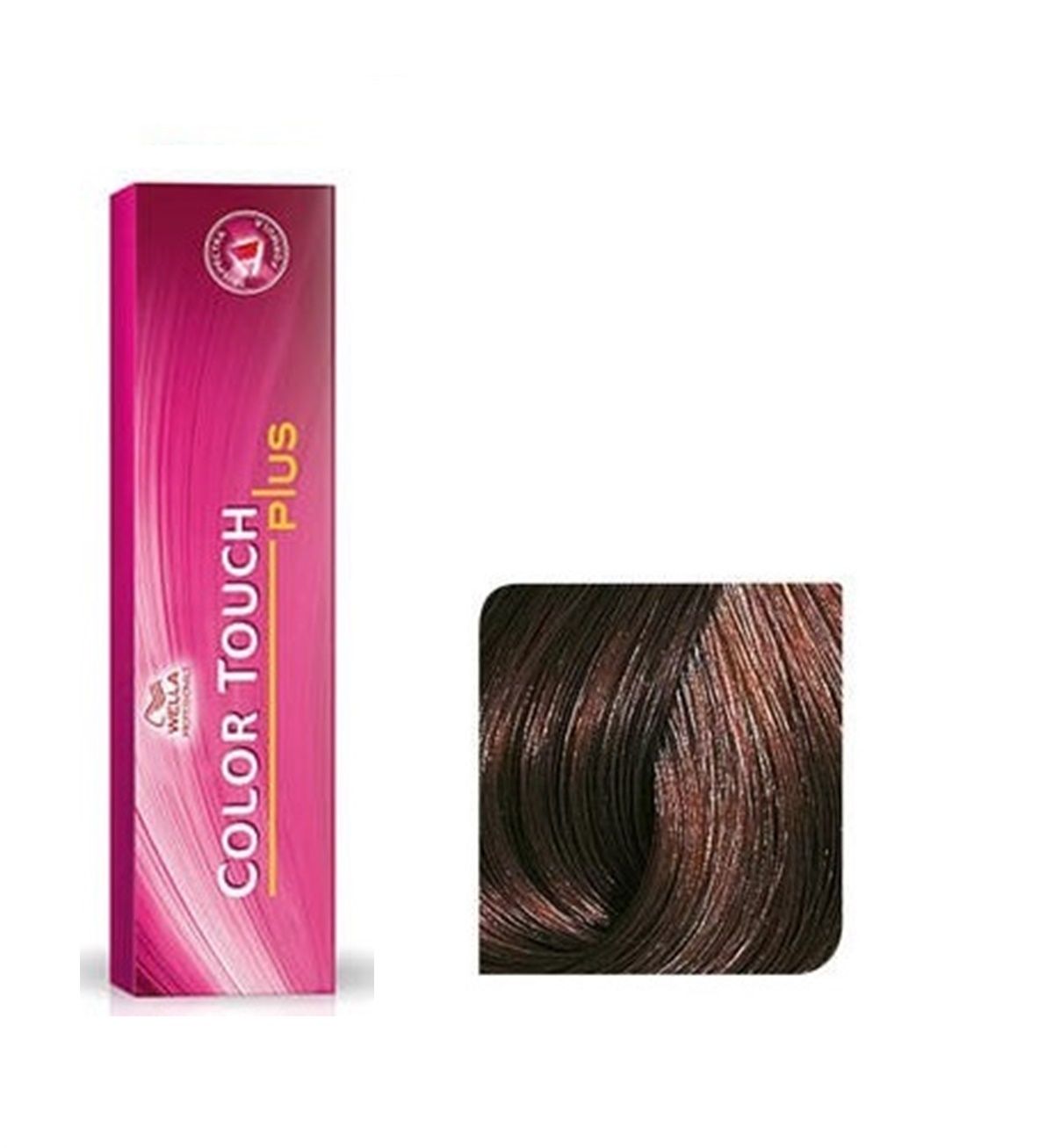 Vopsea de Par 55/04 Demi-permanenta - Color Touch Plus Castaniu Roscat Intens Deschis - Wella - HNIcosmetice.ro