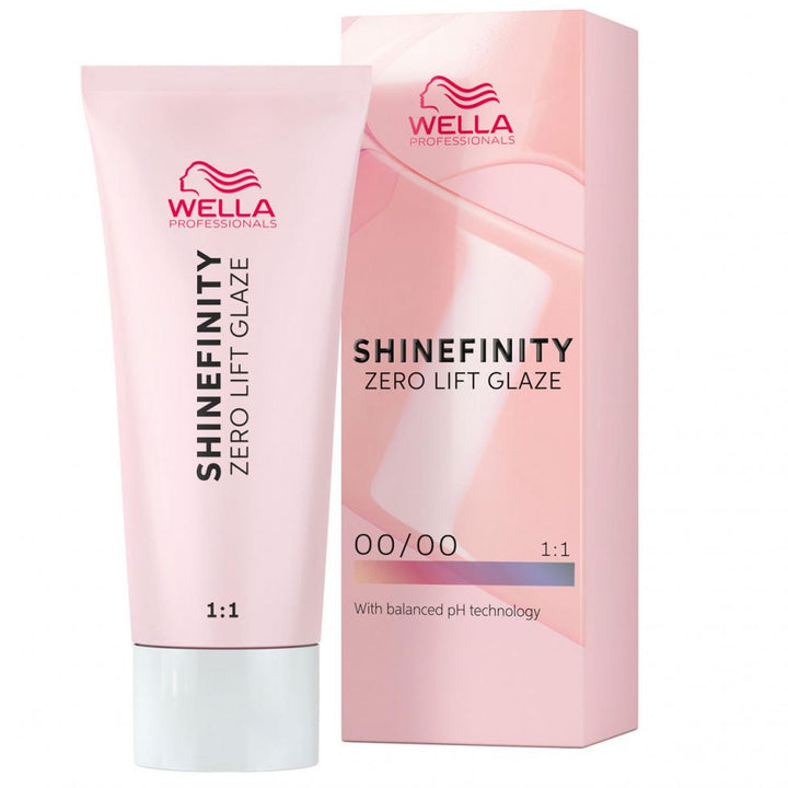 Vopsea de Par 00/00 Demi-permanenta - Shinefinity Zero Lift Glaze Transparent 60ml - Wella