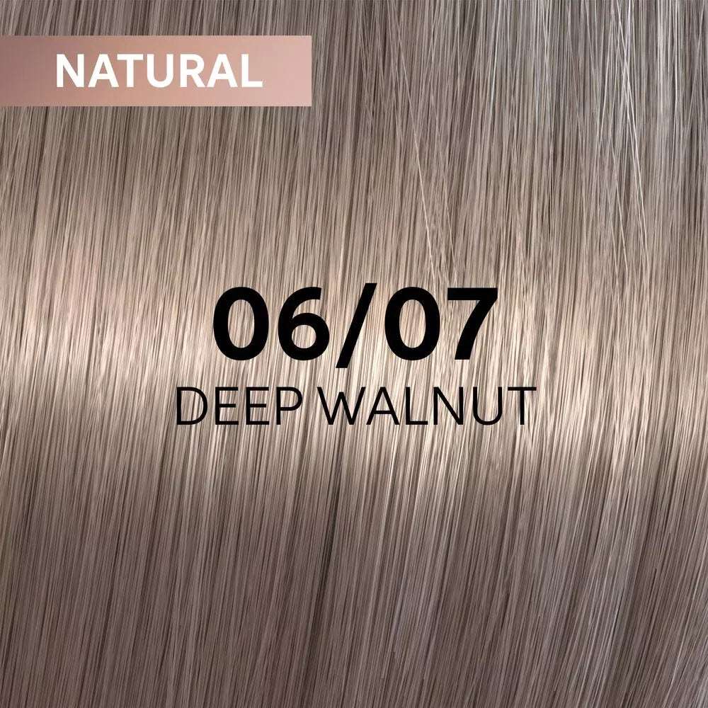 Vopsea de Par 06/07 Demi-permanenta - Shinefinity Zero Lift Glaze Blond Maro Natural Inchis 60ml - Wella