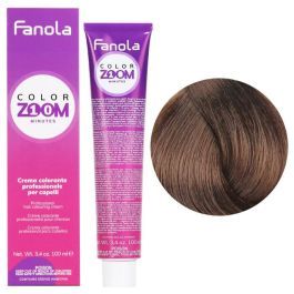 Vopsea de Par 7.7 Permanenta - Color Zoom 10 Minute Blond Maroniu 100ml - Fanola - HNIcosmetice.ro