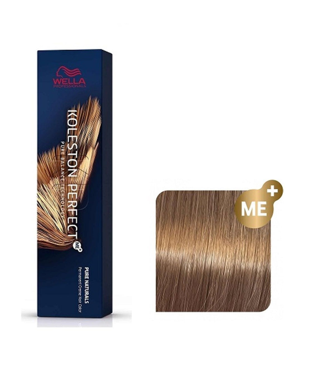 Vopsea de Par 8/7 Permanenta - Deep Browns Koleston Perfect Me+ Blond Castaniu Deschis - Wella