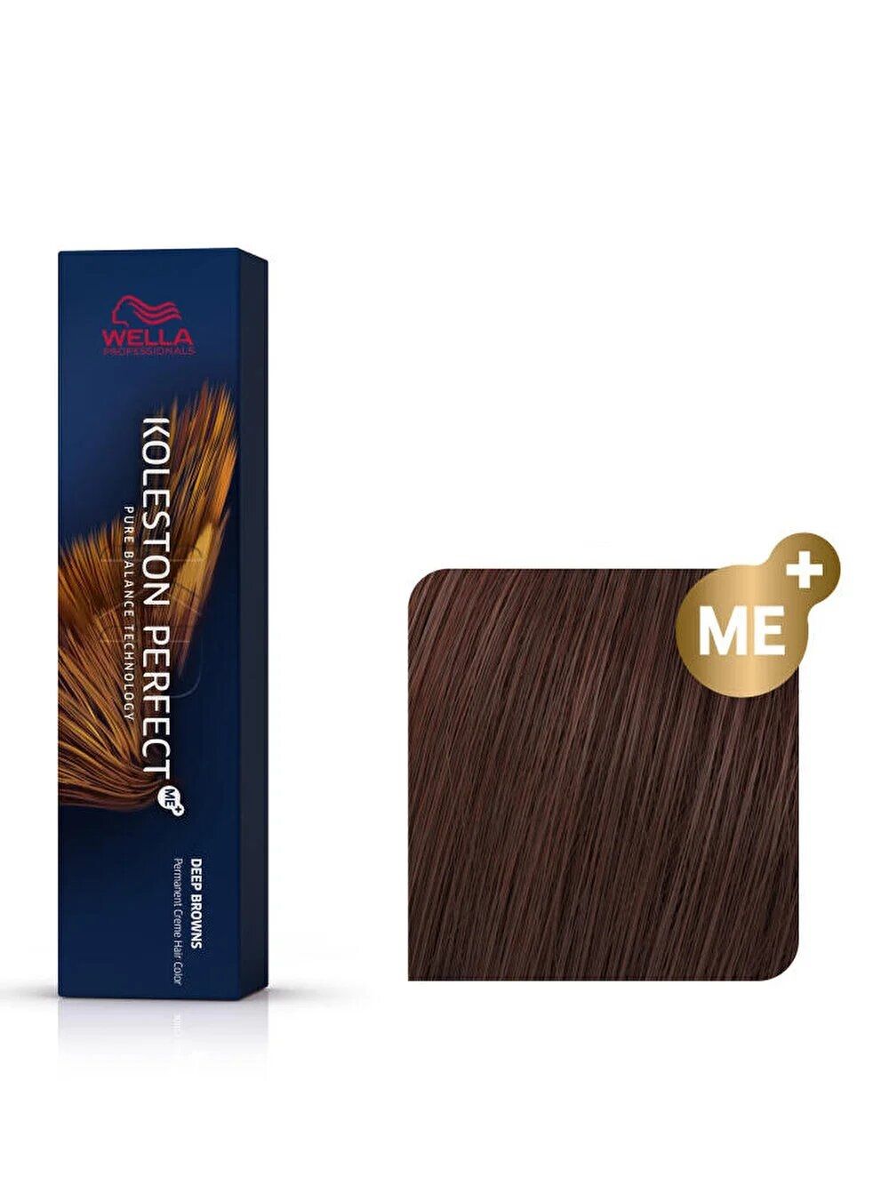 Vopsea de Par 5/7 Permanenta - Deep Browns Koleston Perfect Me+ Castaniu Deschis Luminos - Wella - HNIcosmetice.ro