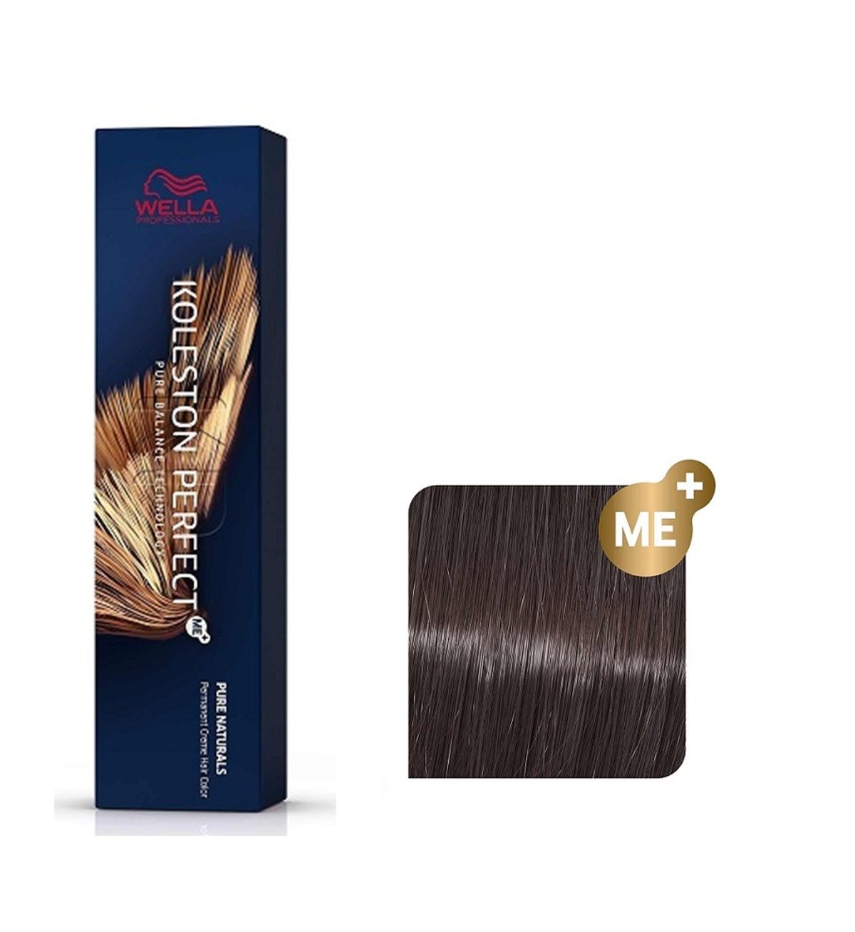 Vopsea de Par 4/71 Permanenta - Deep Browns Koleston Perfect Me+ Castaniu Cenusiu Inchis - Wella - HNIcosmetice.ro