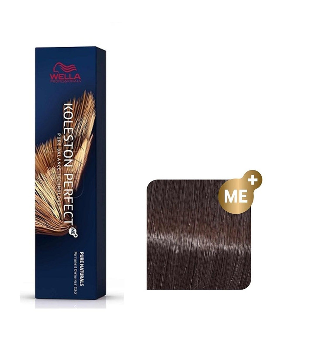 Vopsea de Par 5/75 Permanenta - Deep Browns Koleston Perfect Me+ Castaniu Mahon Maro Deschis  - Wella