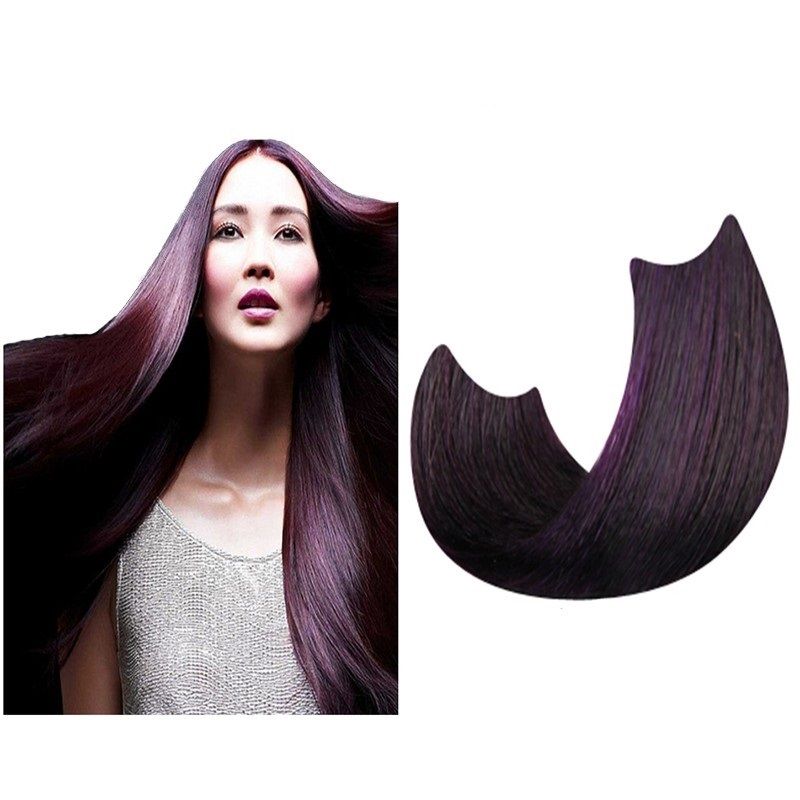 Vopsea de Par 5.2 Permanenta Fara Amoniac - Color Keratin Oro Puro 24K Castaniu Violet Deschis - Oro Therapy - HNIcosmetice.ro