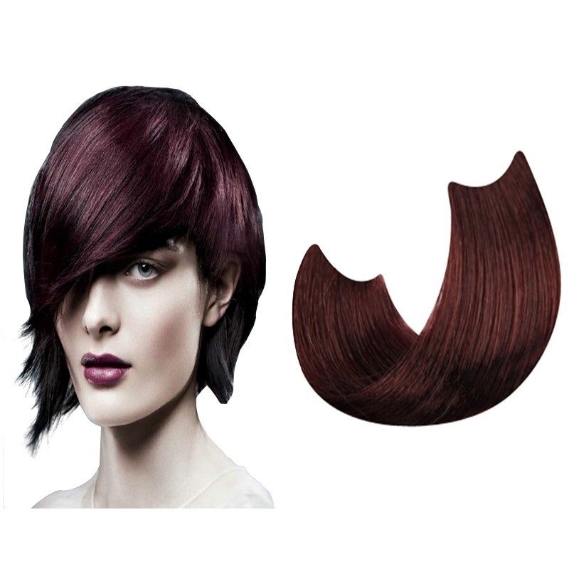 Vopsea de Par 5.5 Permanenta Fara Amoniac - Color Keratin Oro Puro 24K Castaniu Mahon Deschis - Oro Therapy - HNIcosmetice.ro