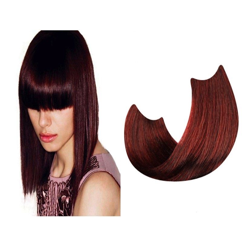 Vopsea de Par 5.6 Permanenta Fara Amoniac - Color Keratin Oro Puro 24K Castaniu Rosu Deschis - Oro Therapy - HNIcosmetice.ro