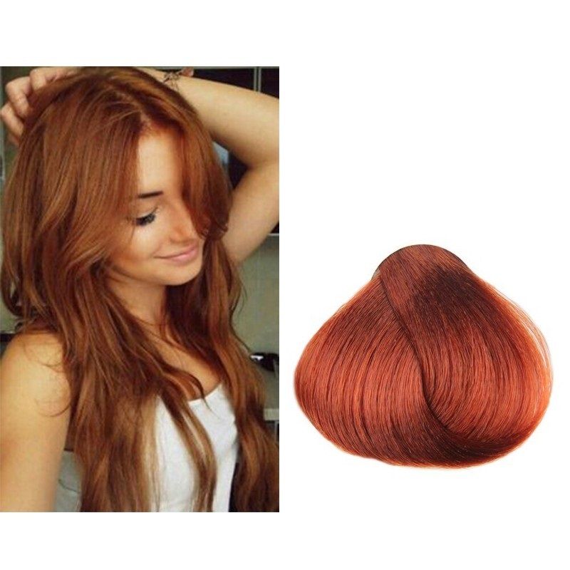 Vopsea de Par 8.4 Permanenta Fara Amoniac - Color Keratin Oro Puro 24K Blond Cupru Deschis - Oro Therapy - HNIcosmetice.ro