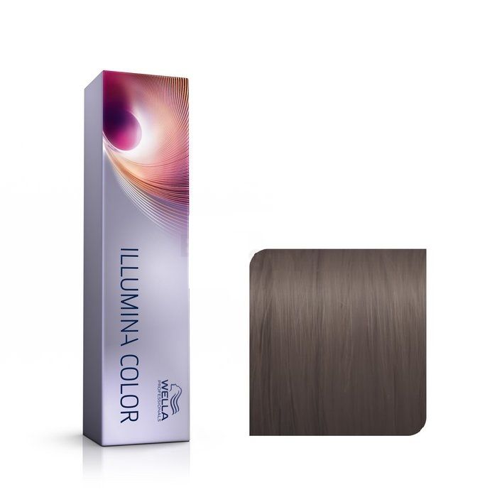 Vopsea de Par 6/16 Permanenta - Illumina Color Blond Inchis Cenusiu Violet  - Wella - HNIcosmetice.ro