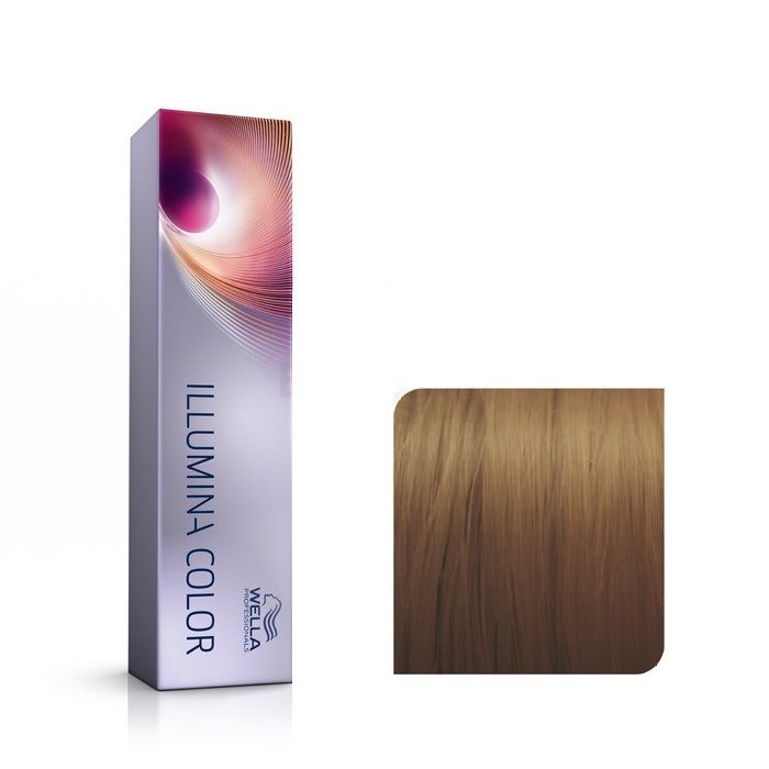 Vopsea de Par 7/3 Permanenta - Illumina Color Blond Mediu Auriu 60ml  - Wella
