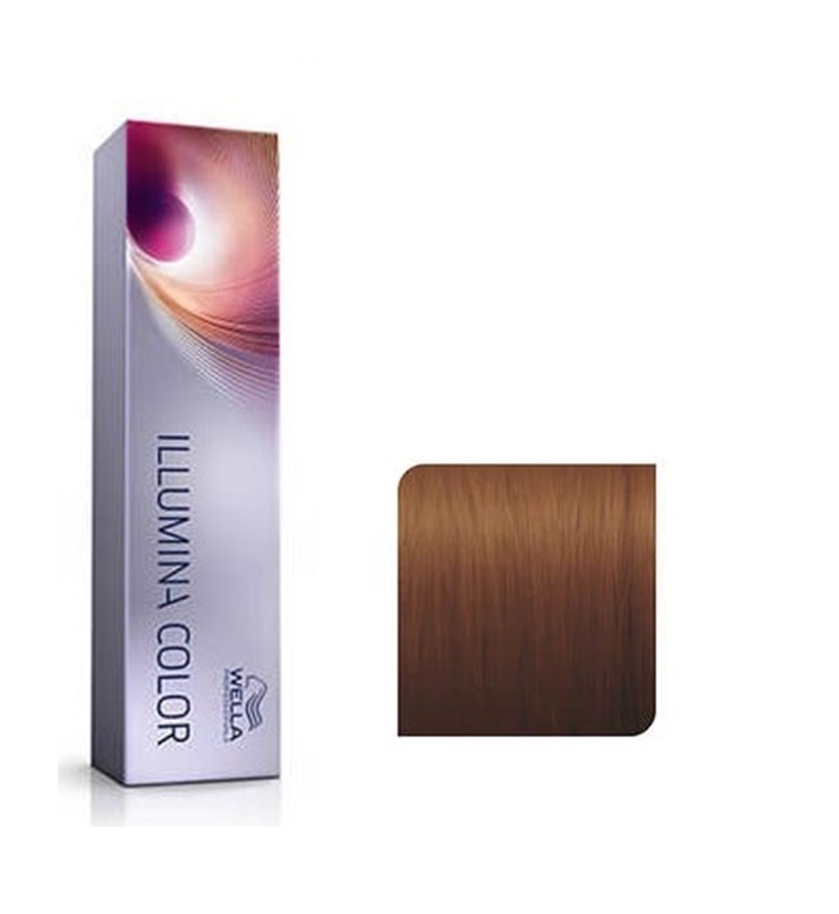Vopsea de Par 7/43 Permanenta - Illumina Color Blond Roscat Auriu Mediu - Wella - HNIcosmetice.ro
