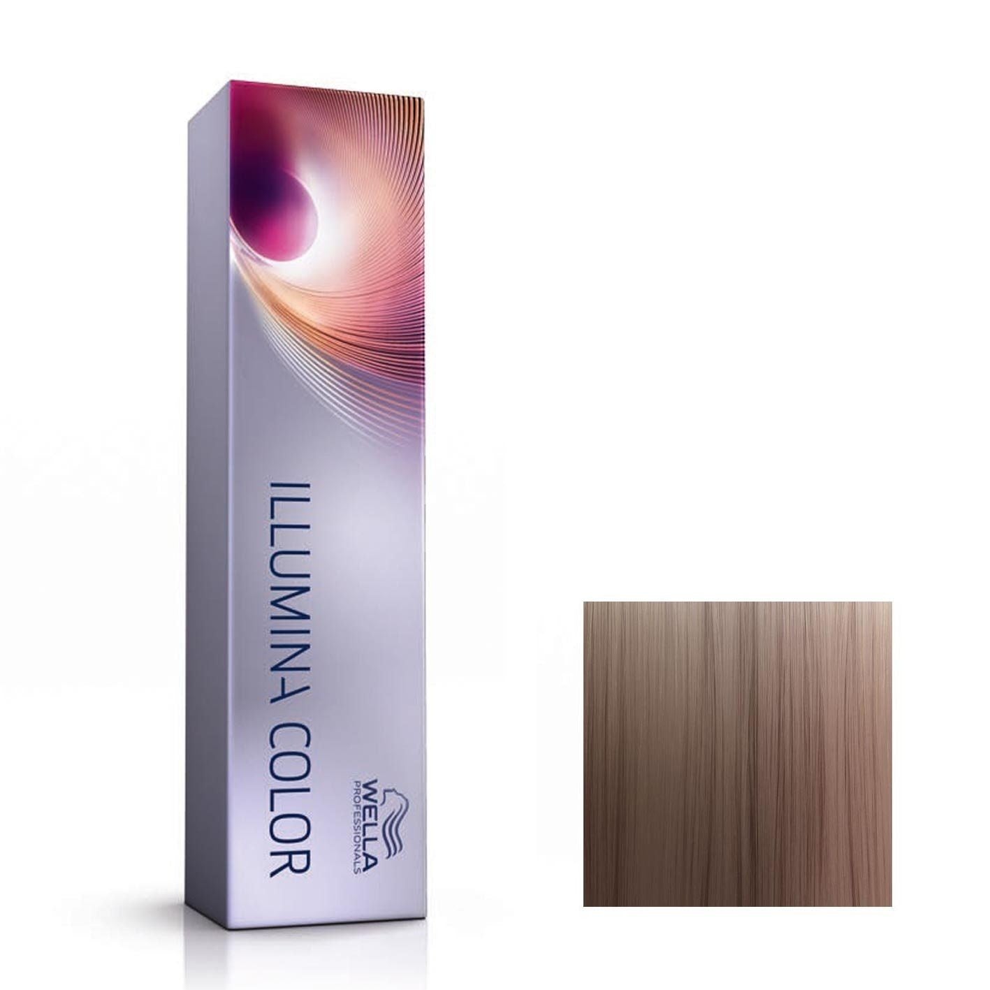 Vopsea de Par 8/69 Permanenta - Illumina Color Blond Deschis Violet Perlat 60ml - Wella - HNIcosmetice.ro