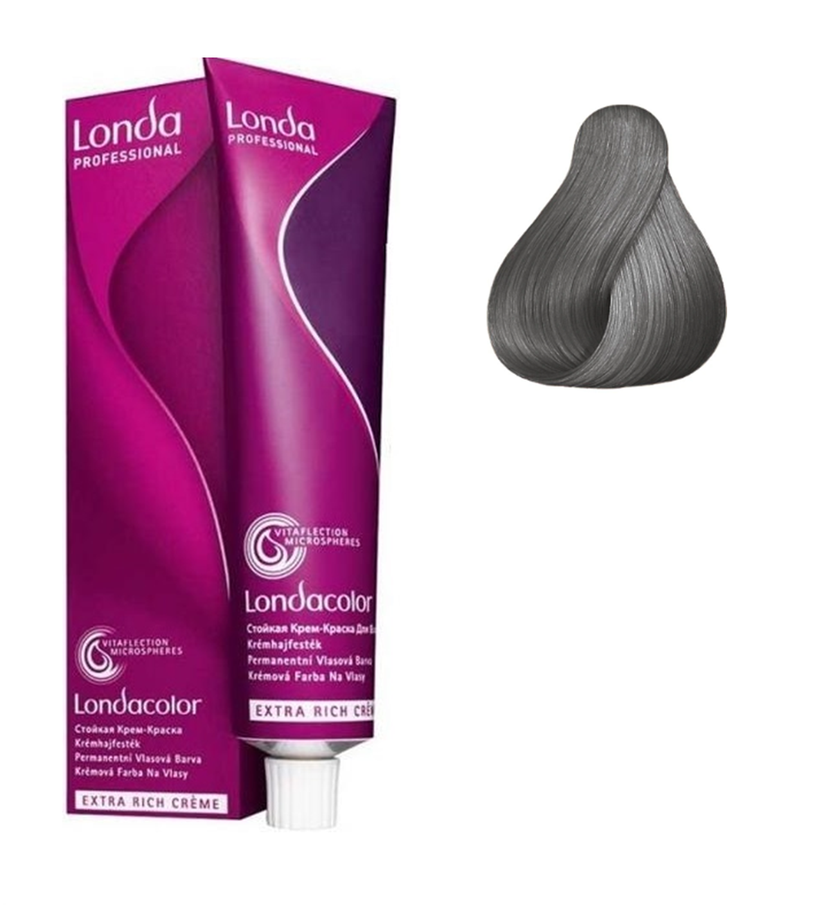 Vopsea de Par 0/11 Permanenta - Londacolor Cenusiu Intens - Londa - HNIcosmetice.ro