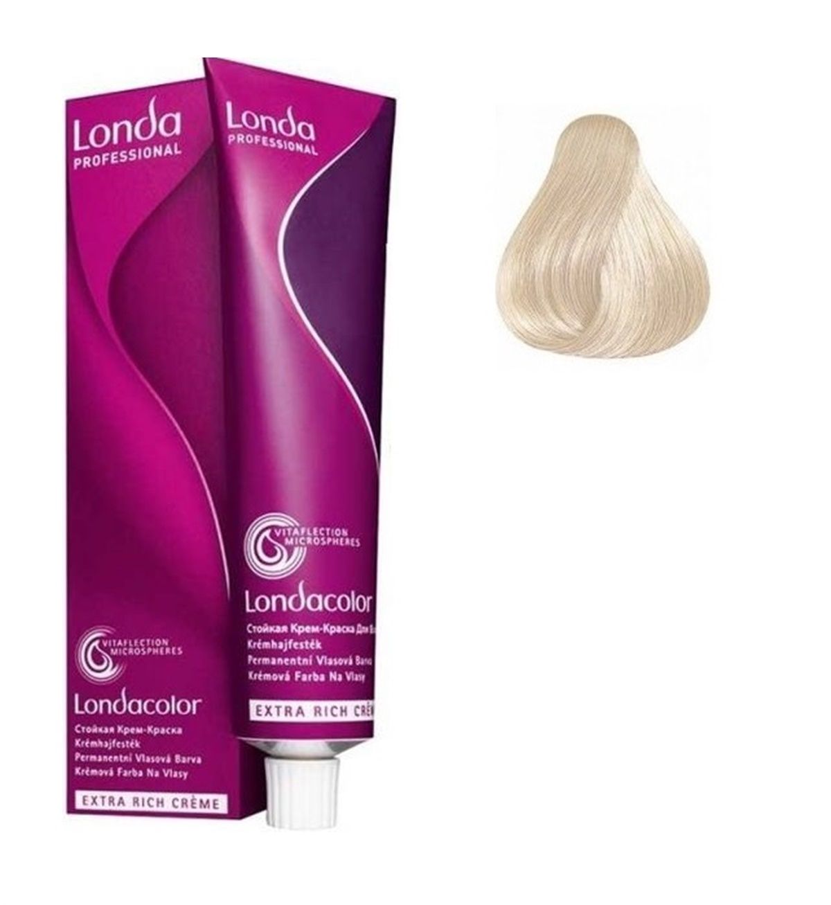 Vopsea de Par 10/16 Permanenta - Londacolor Blond Cenusiu Violet - Londa - HNIcosmetice.ro