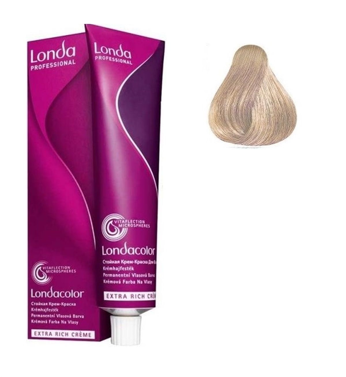 Vopsea de Par 12/61 Permanenta - Londacolor Blond Violet Cenusiu Intens - Londa - HNIcosmetice.ro
