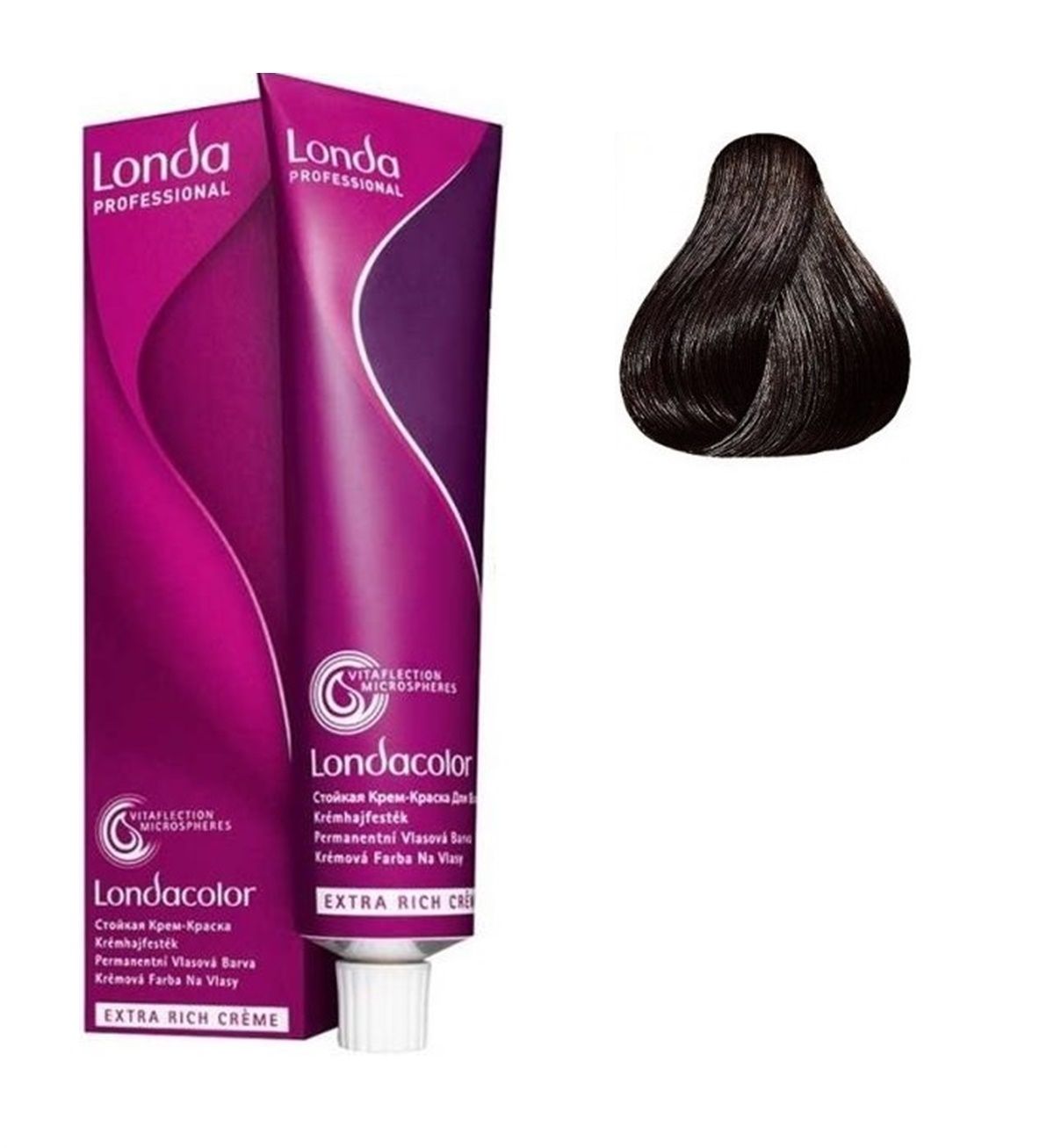 Vopsea de Par 5/3 Permanenta - Londacolor Castaniu Auriu Deschis - Londa - HNIcosmetice.ro