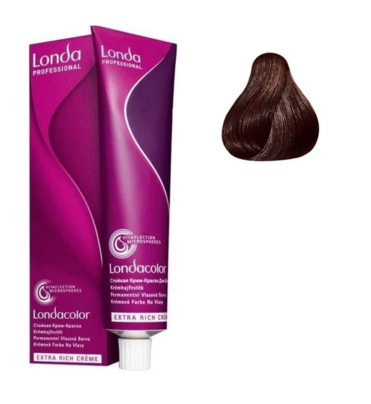 Vopsea de Par 5/7 Permanenta - Londacolor Castaniu Maroniu Deschis - Londa - HNIcosmetice.ro