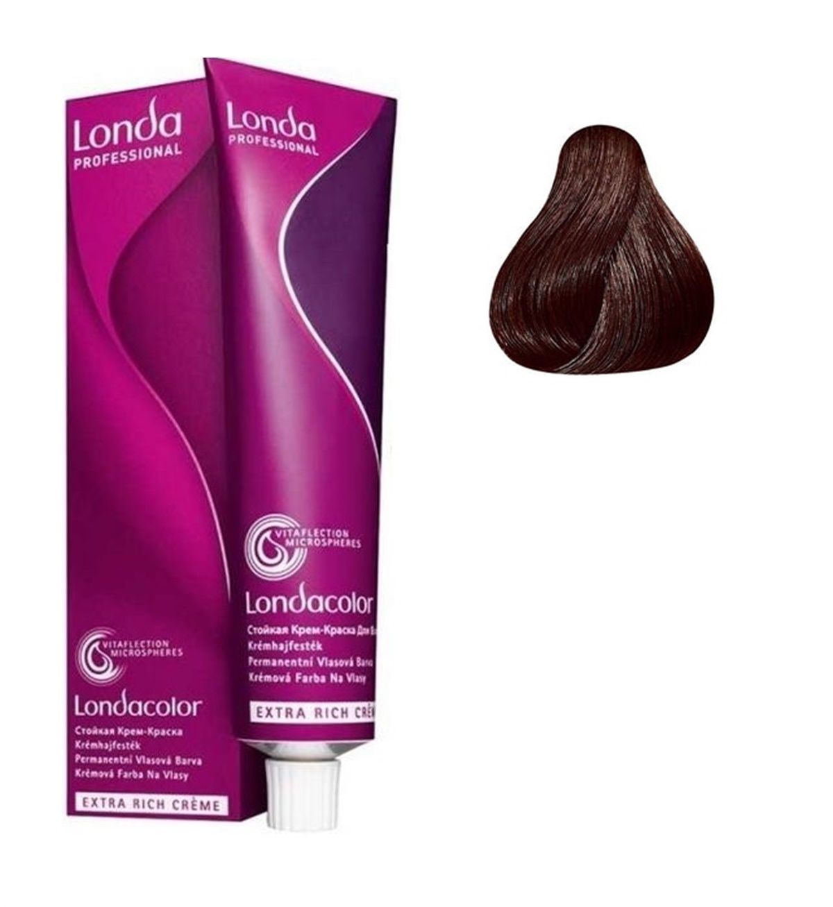 Vopsea de Par 5/73 Permanenta - Londacolor Castaniu Maro Auriu Deschis - Londa - HNIcosmetice.ro