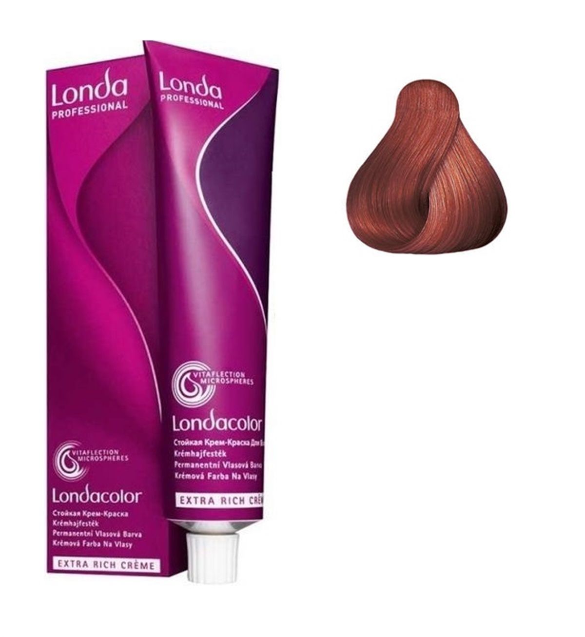 Vopsea de Par 6/4 Permanenta - Londacolor Blond Aramiu Inchis - Londa - HNIcosmetice.ro