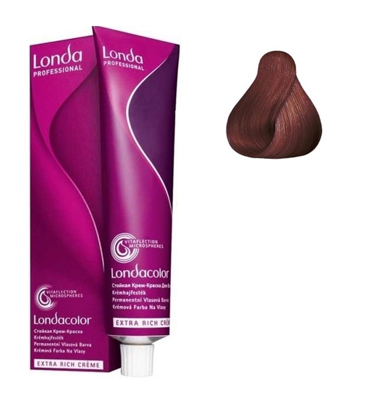 Vopsea de Par 6/41 Permanenta - Londacolor Blond Cupru Cenusiu Inchis - Londa - HNIcosmetice.ro