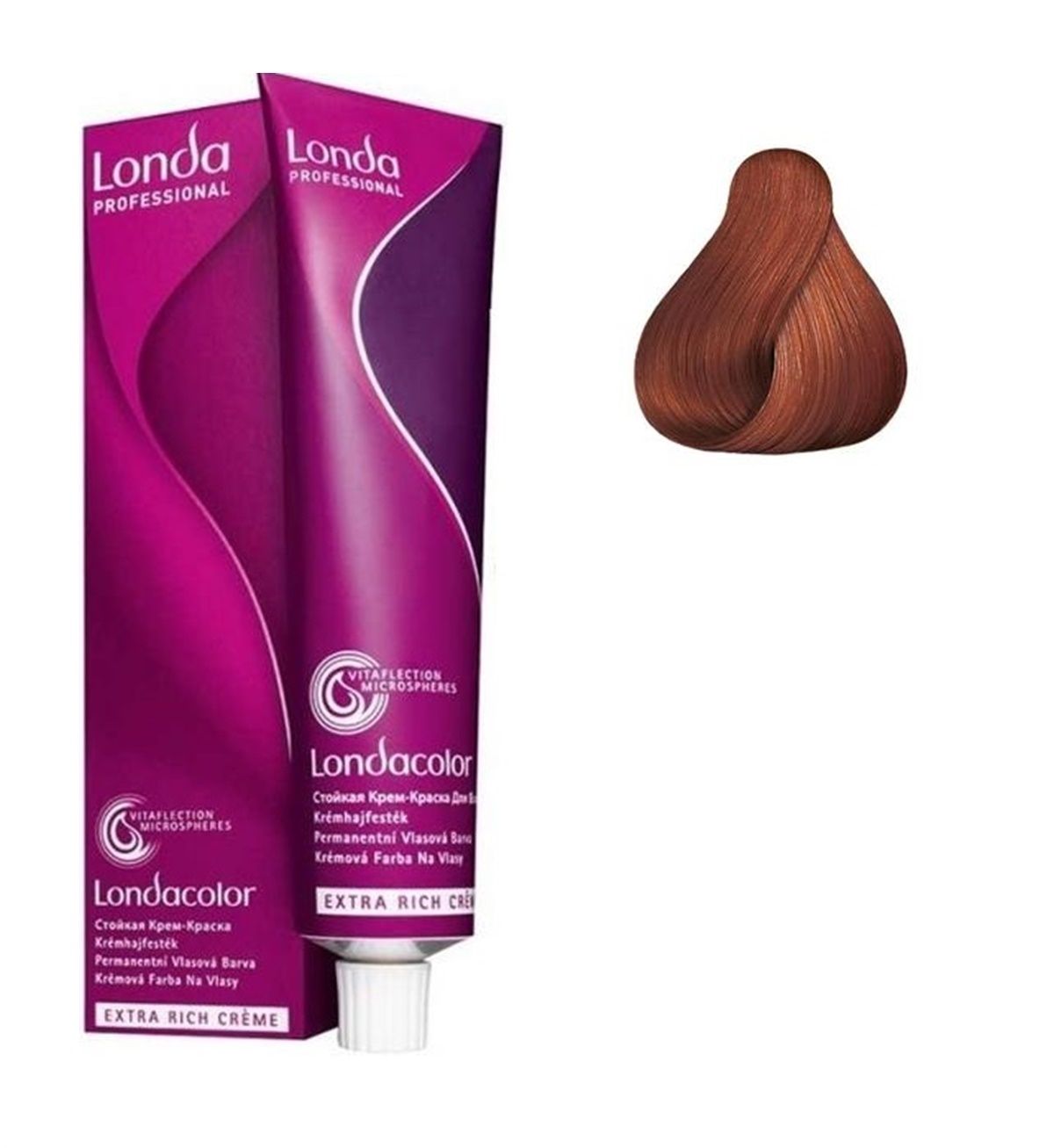 Vopsea de Par 6/43 Permanenta - Londacolor Blond Cupru Auriu Inchis - Londa - HNIcosmetice.ro