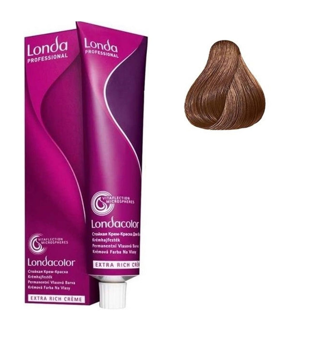 Vopsea de Par 7/3 Permanenta - Londacolor Blond Auriu Natural Mediu - Londa