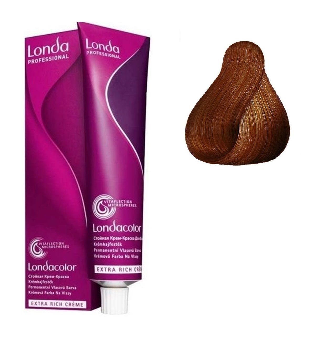 Vopsea de Par 7/37 Permanenta - Londacolor Blond Mediu Auriu Maro - Londa - HNIcosmetice.ro