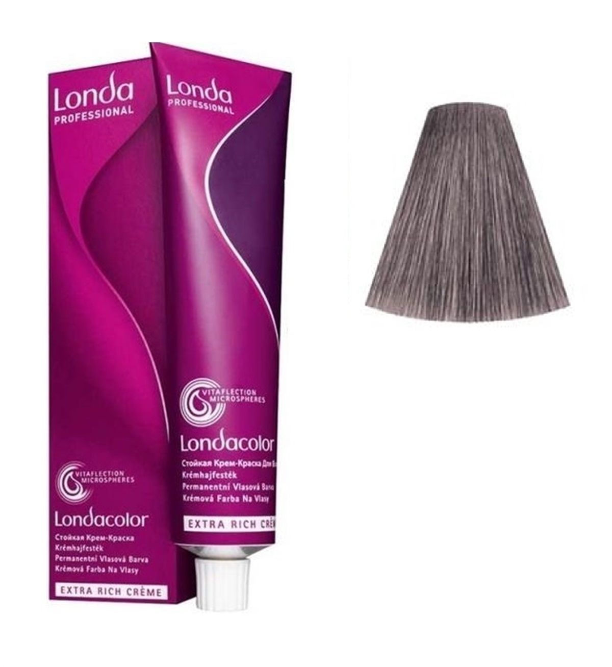 Vopsea de Par 7/61 Permanenta - Londacolor Blond Mediu Violet Cenusiu - Londa - HNIcosmetice.ro