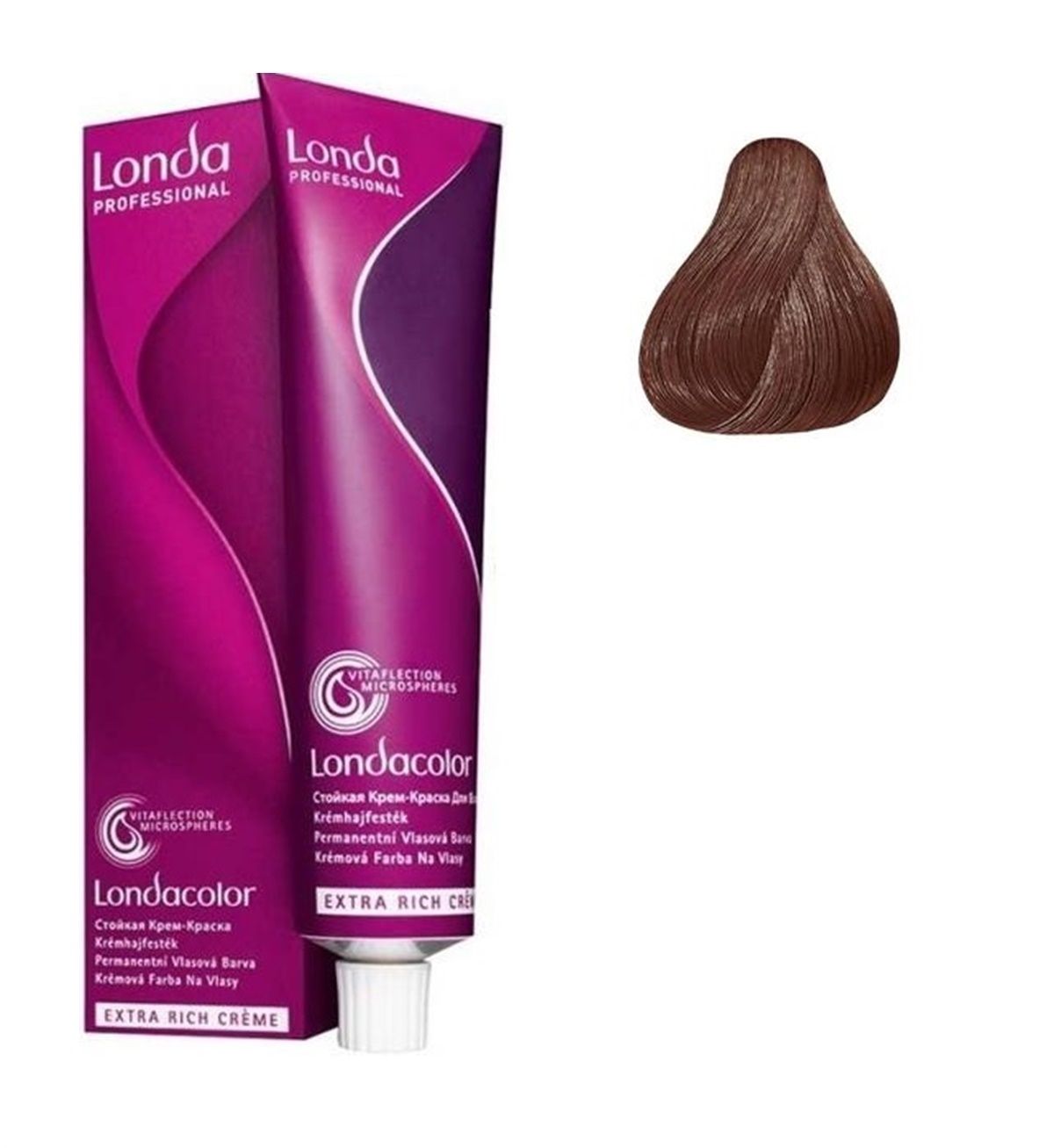 Vopsea de Par 7/77 Permanenta - Londacolor Blond Maro Intens Mediu - Londa - HNIcosmetice.ro