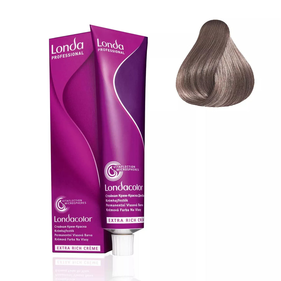 Vopsea de Par 7/81 Permanenta - Londacolor Blond Cenusiu Mediu - Londa - HNIcosmetice.ro