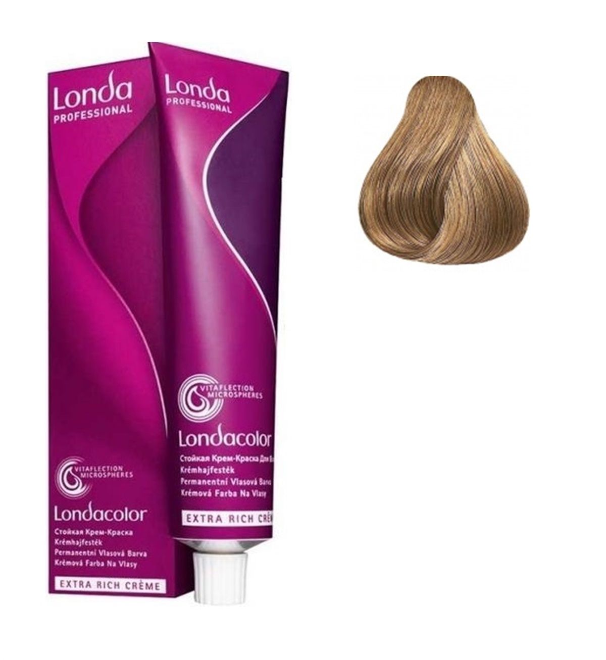 Vopsea de Par 8/ Permanenta - Londacolor Blond Natural Deschis - Londa - HNIcosmetice.ro