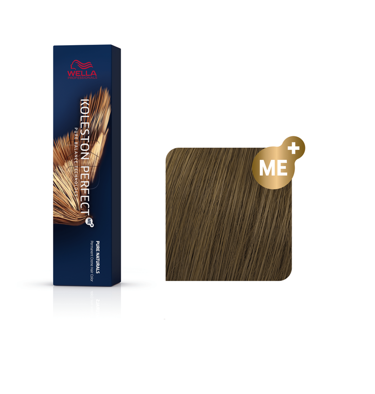 Vopsea de Par 77/02 Permanenta - Pure Naturals Koleston Perfect Me+ Blond Mediu Intens Natural Mat - Wella