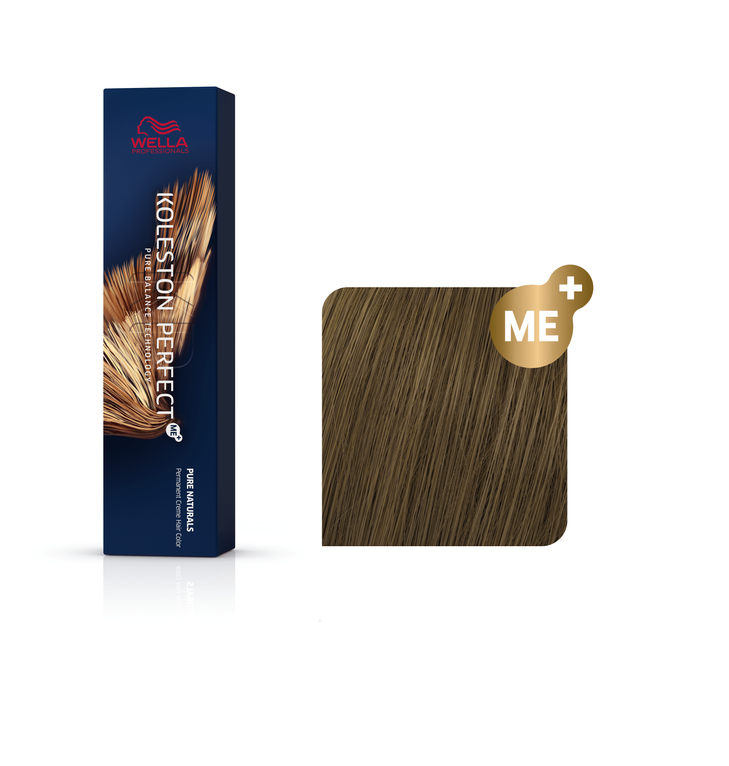 Vopsea de Par 77/02 Permanenta - Pure Naturals Koleston Perfect Me+ Blond Mediu Intens Natural Mat - Wella - HNIcosmetice.ro