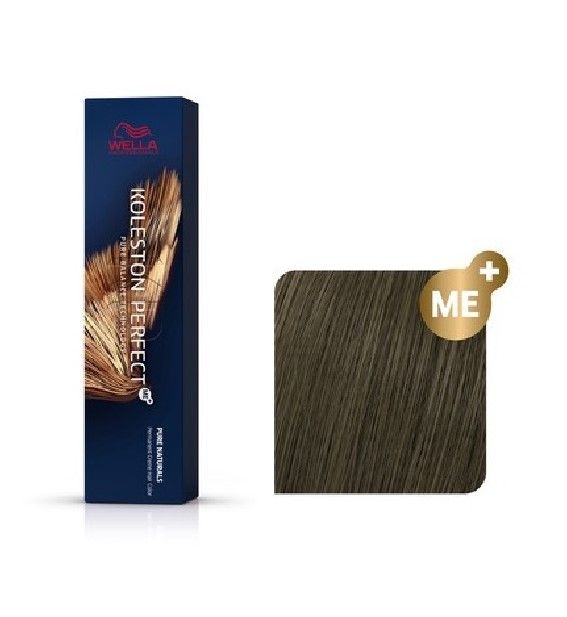 Vopsea de Par 55/02 Permanenta - Pure Naturals Koleston Perfect Me+ Castaniu Deschis Intens Natural Mat 60ml - Wella - HNIcosmetice.ro