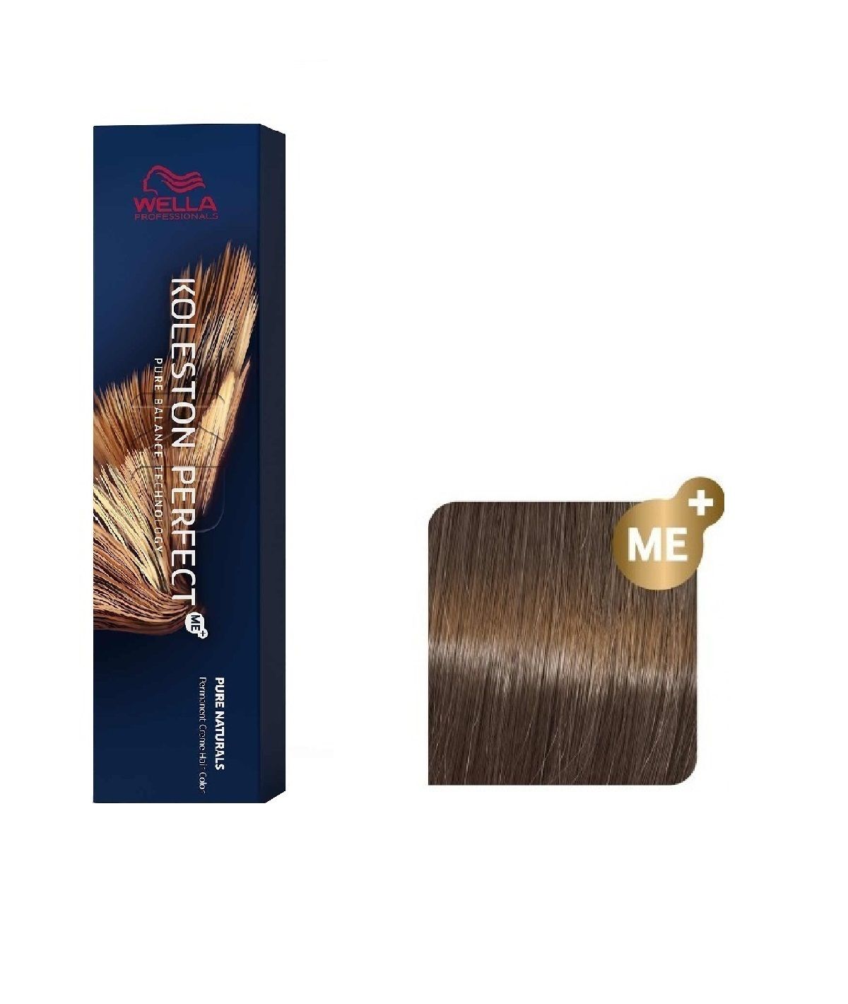 Vopsea de Par 7/0 Permanenta - Pure Naturals Koleston Perfect Me+ Blond Mediu Natural - Wella - HNIcosmetice.ro