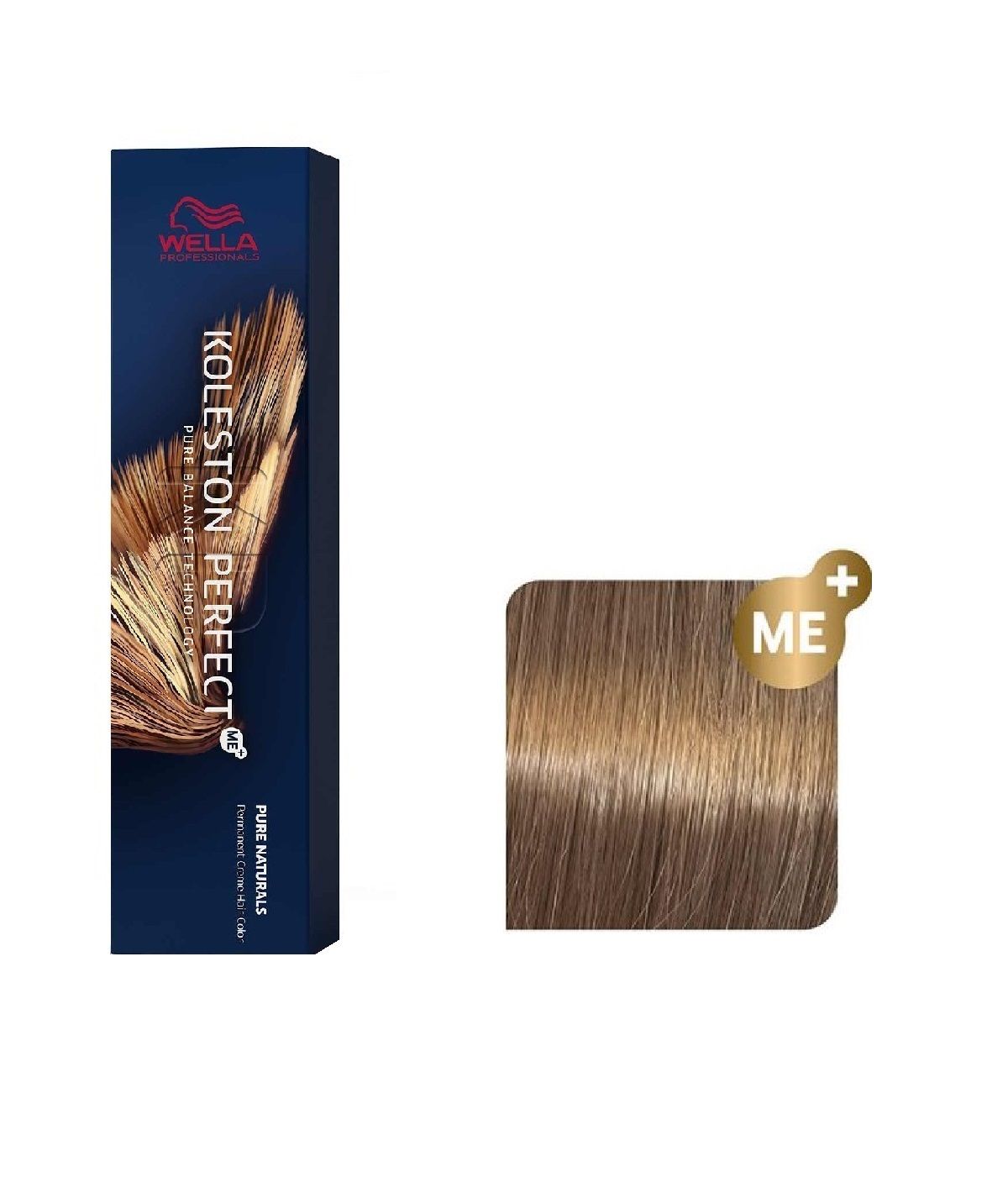 Vopsea de Par 8/00 Permanenta - Pure Naturals Koleston Perfect Me+ Blond Deschis Natural Intens - Wella - HNIcosmetice.ro