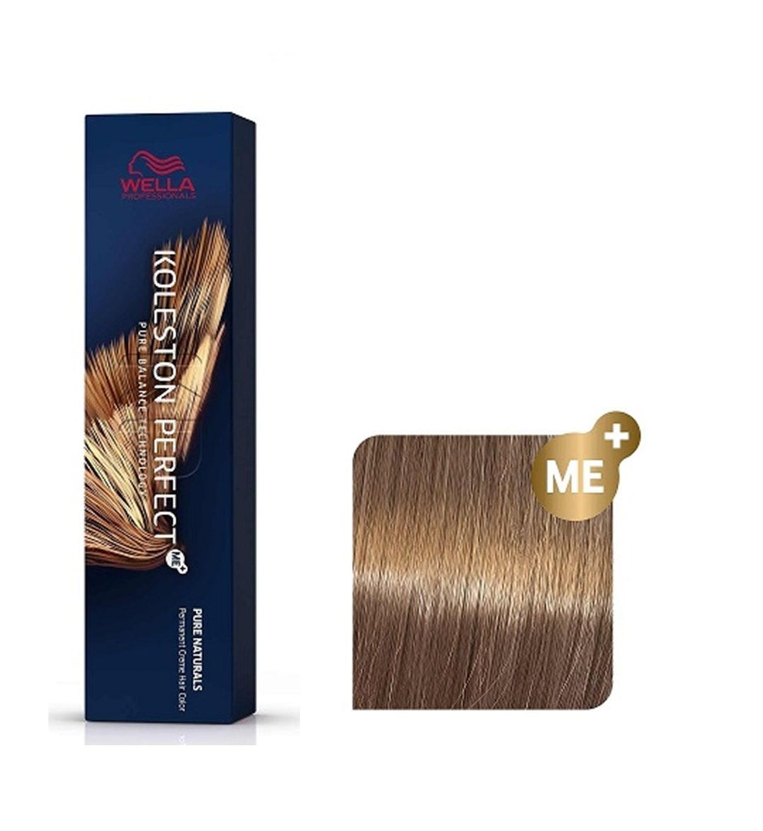 Vopsea de Par 8/03 Permanenta - Pure Naturals Koleston Perfect Me+ Blond Auriu Natural Deschis - Wella