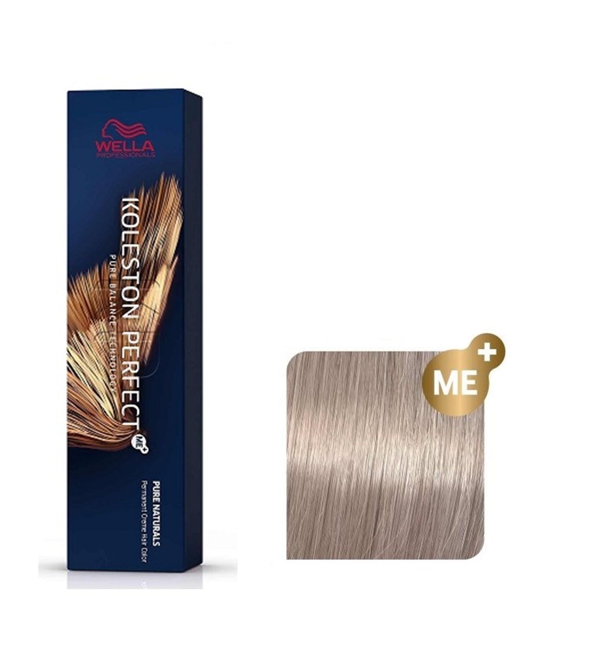 Vopsea de Par 10/8 Permanenta - Rich Naturals Koleston Perfect Me+ Blond Albastrui Deschis Luminos - Wella - HNIcosmetice.ro