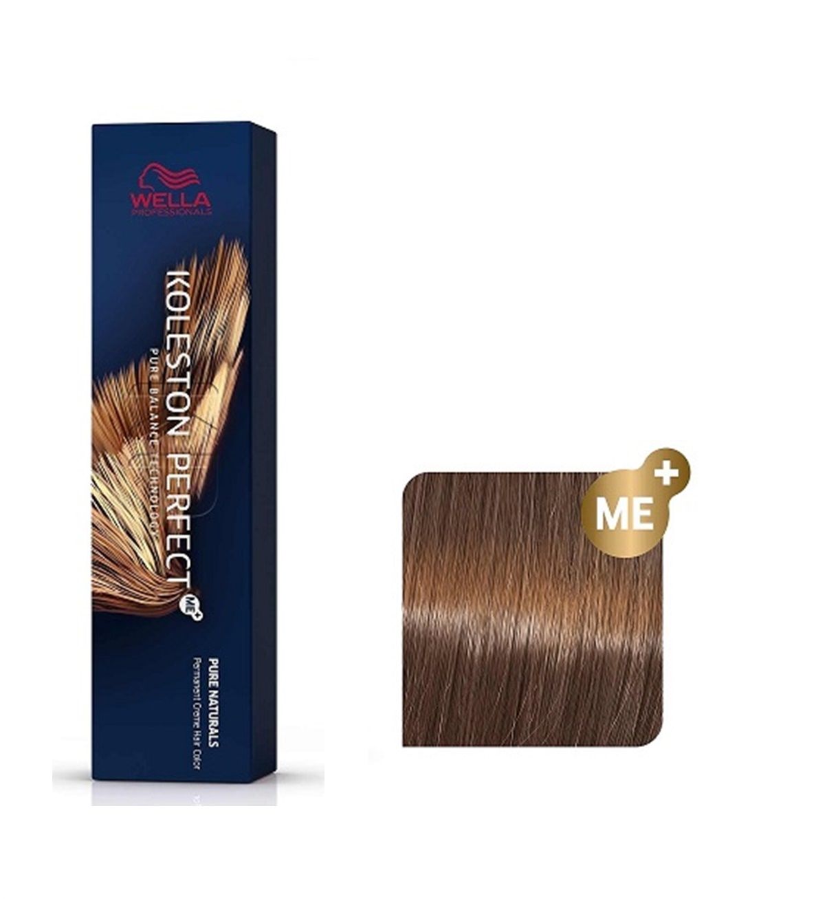 Vopsea de Par 7/37 Permanenta - Rich Naturals Koleston Perfect Me+ Blond Auriu Maro Mediu - Wella - HNIcosmetice.ro