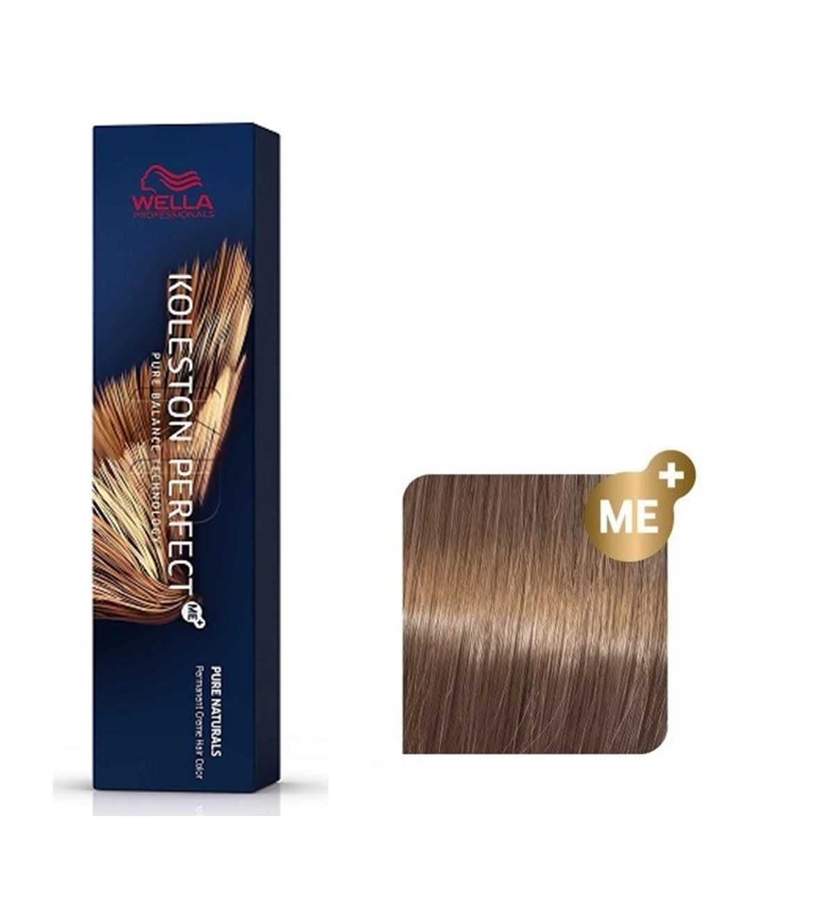 Vopsea de Par 7/38 Permanenta - Rich Naturals Koleston Perfect Me+ Blond Auriu Perlat Mediu - Wella - HNIcosmetice.ro